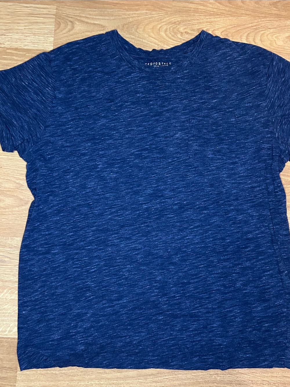Aeropostale Dark Blue Heather Short Sleeve Tee